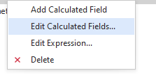 Edit Calculated Fields