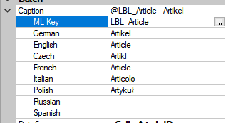 MLString Property Grid