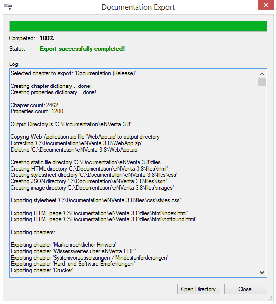 export-vorgang-status