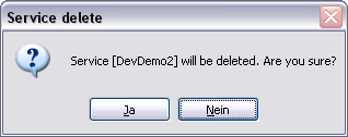 : Service Delete