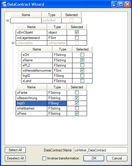 Data Contract Wizard