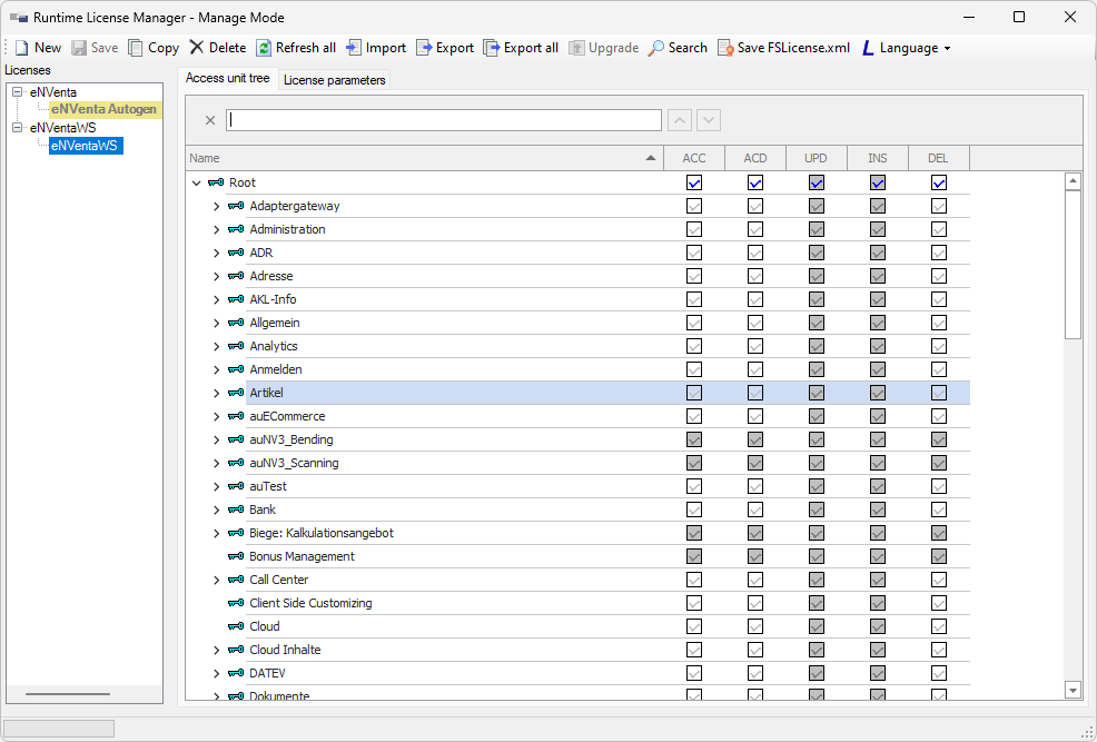 Runtime License Manager