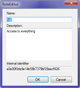 Role Editor