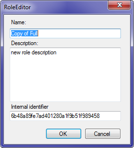 Role Editor