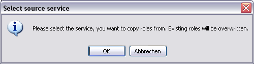 Select source service