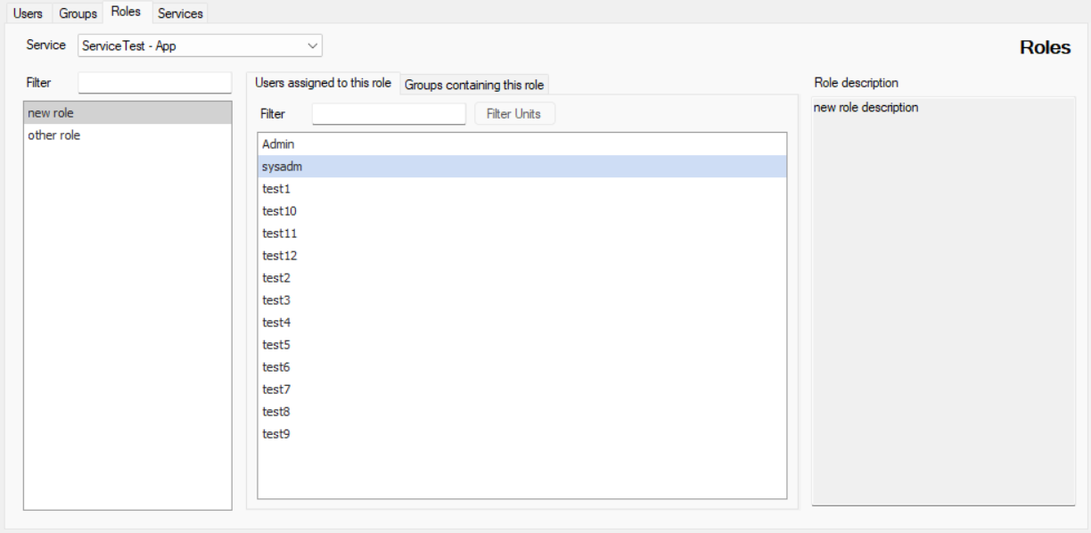 Manage Roles